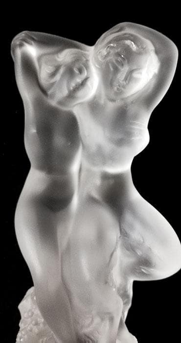 ☆ルネ・ラリック フィギュリン パンとダイアナ フロステッド