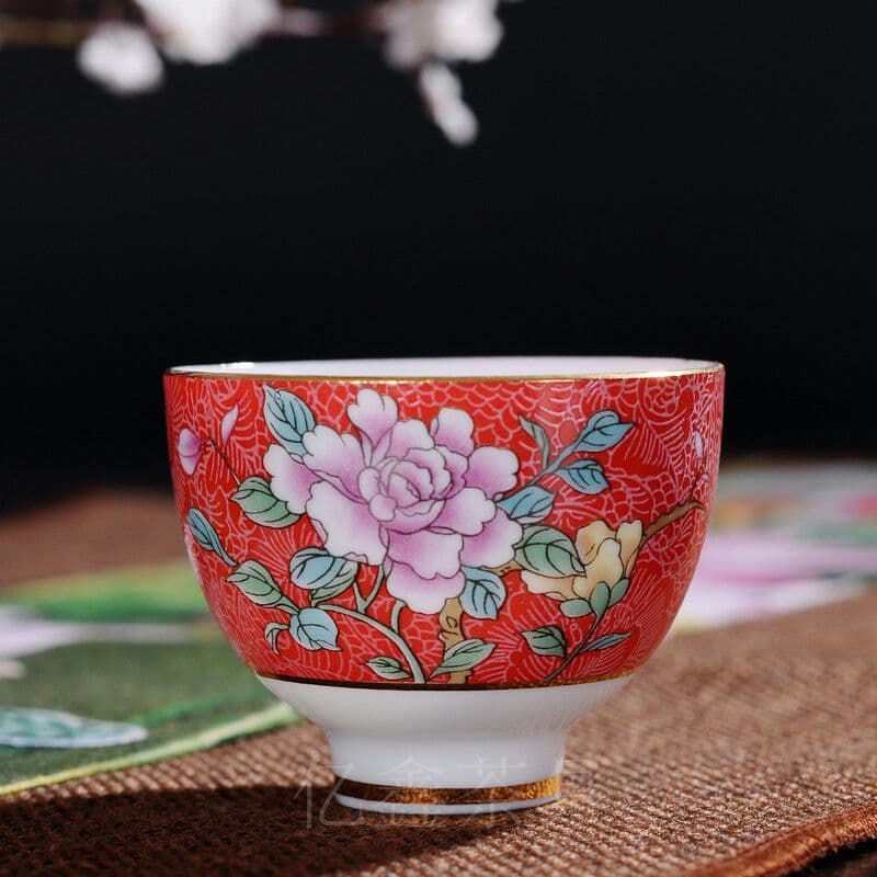 景徳鎮高級な茶杯6客セット中国茶器