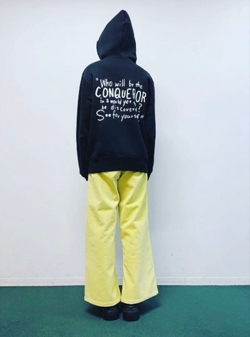 BAND-MAID バンドメイド　CONQUEROR ロゴプルジップパーカー