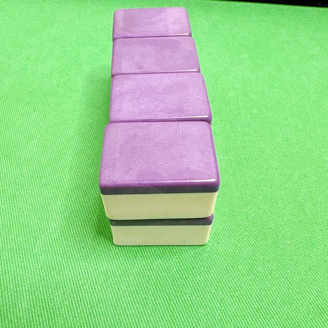 大洋ユニマック 麻雀牌 黒牌 ダイヤ牌 背紫 アタッシュケース - メルカリ