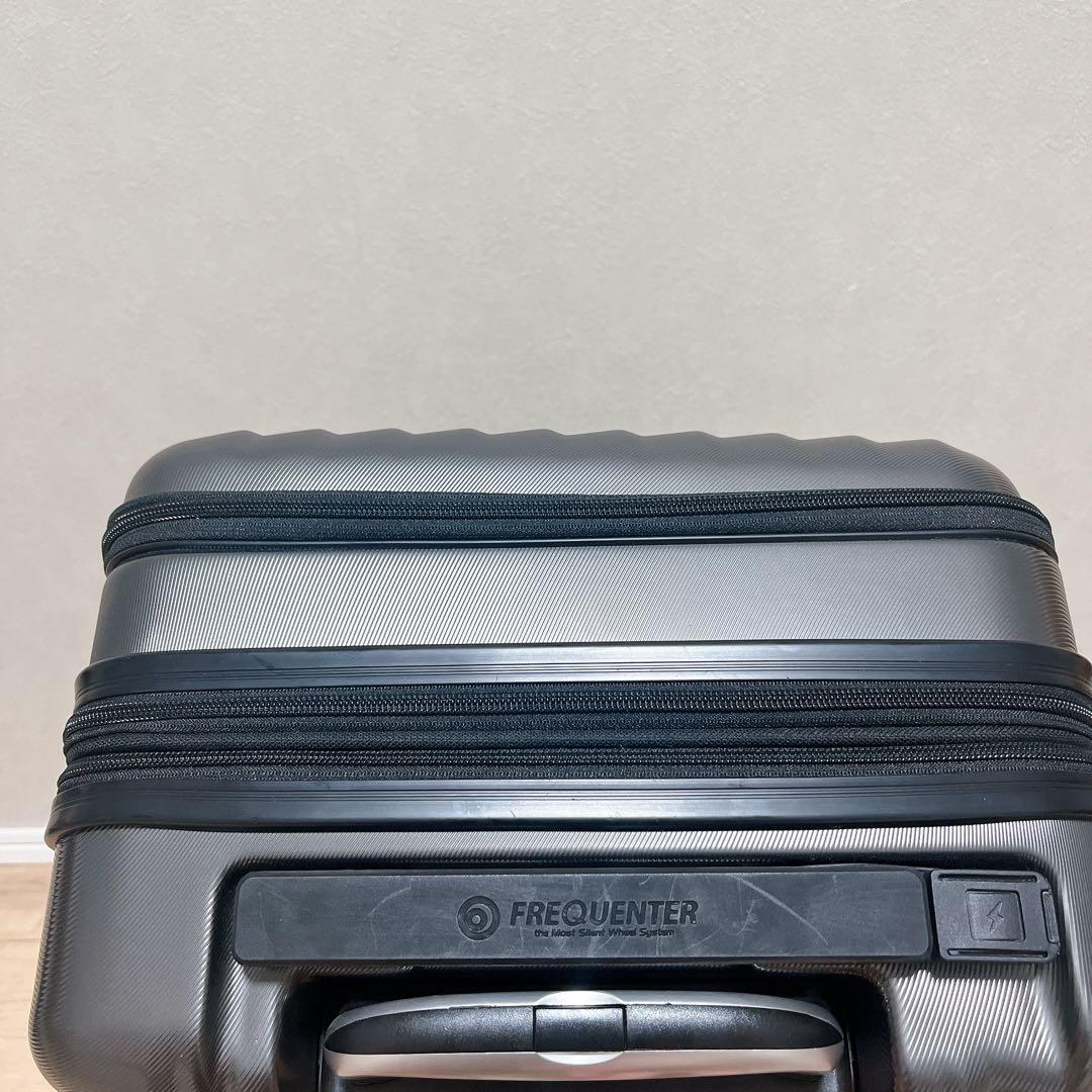 静音】FREQUENTER Malie キャリーケース 34L グレー
