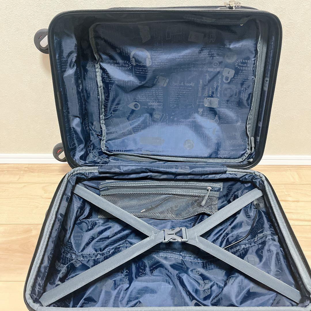 静音】FREQUENTER Malie キャリーケース 34L グレー