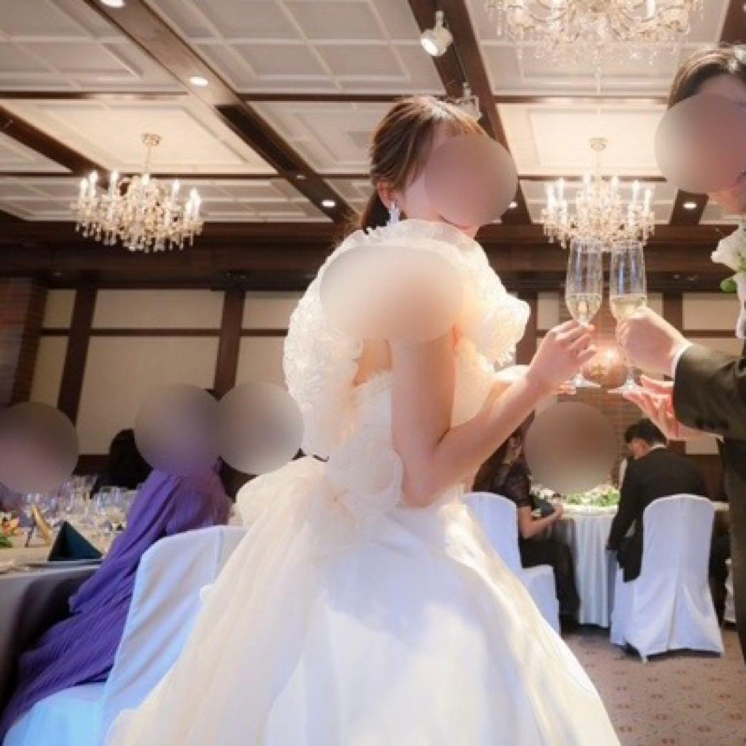 早い者勝ち！ウェディングドレス　オフホワイト　披露宴　結婚式　前撮り　後撮り