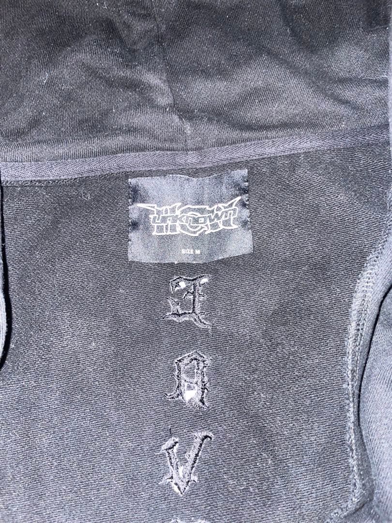 UNKNOWN × HCW UNKNOWN LONDON パーカー　M コラボ