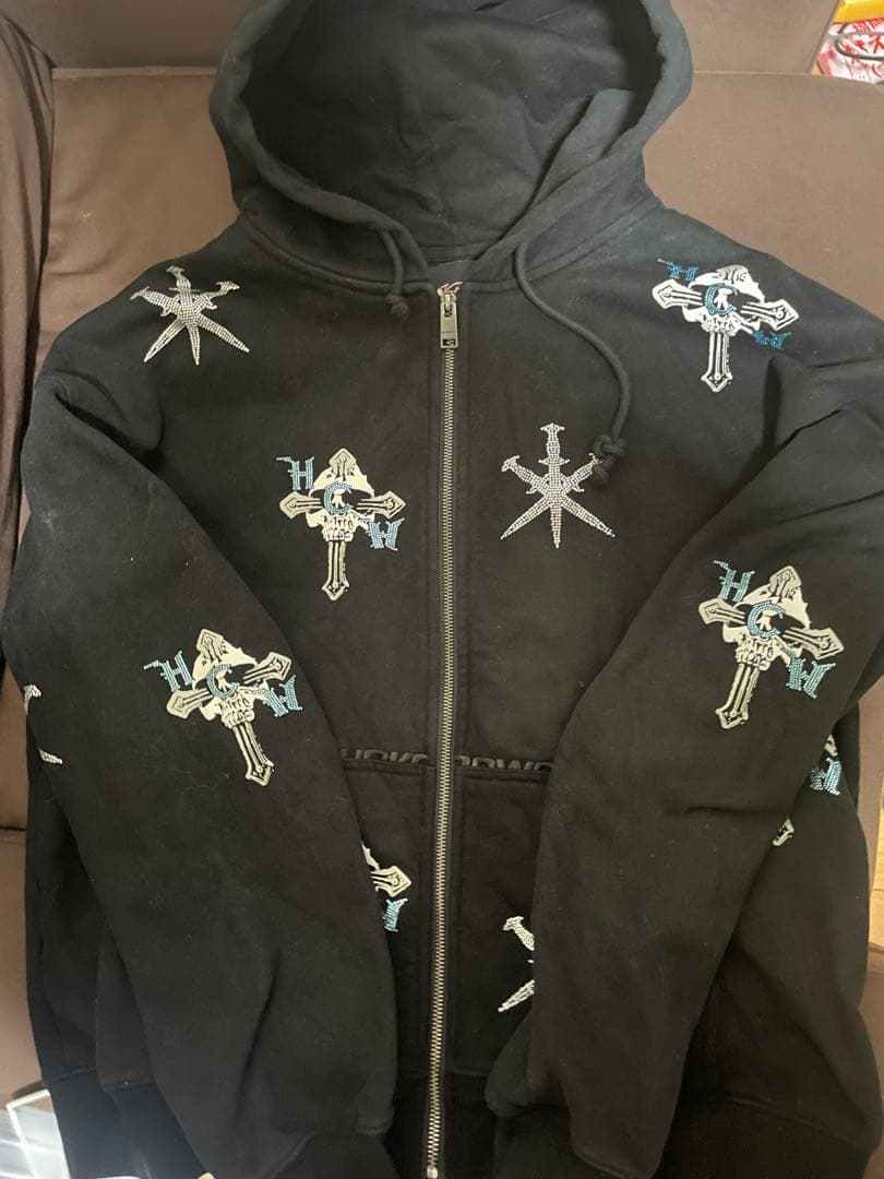 UNKNOWN × HCW UNKNOWN LONDON パーカー　M コラボ