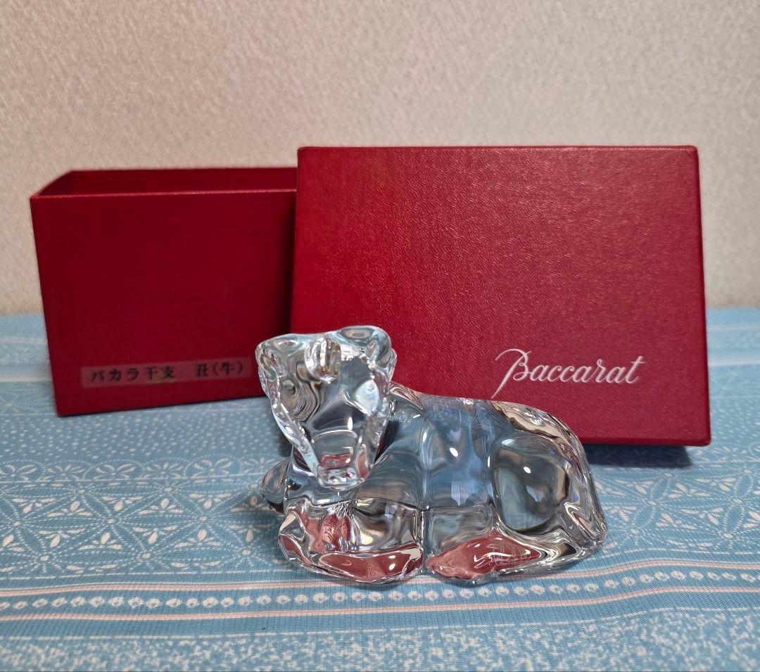 バカラ Baccarat 干支 丑(牛) バカラ クリスタルオックス 牛 クリア 干支 丑 オブジェ ウシ 牛
