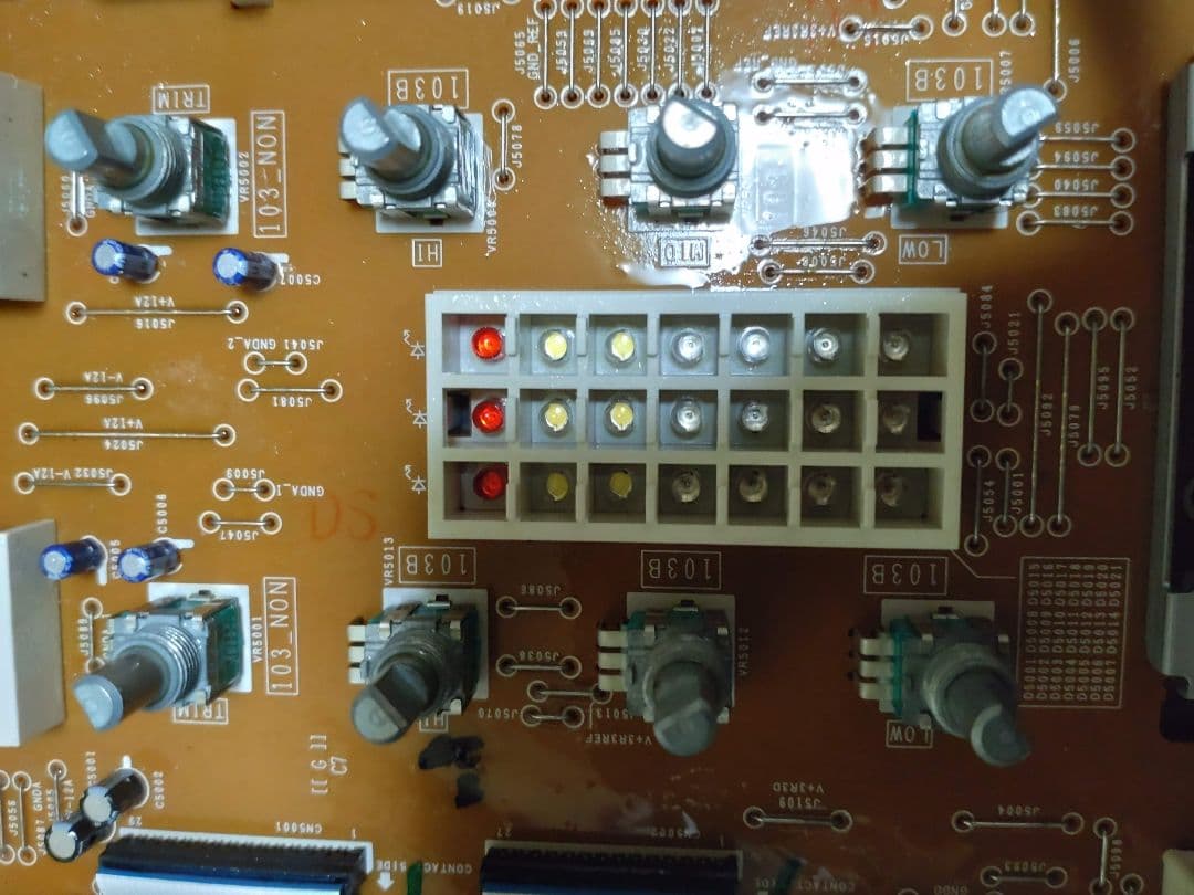 Pioneer DJM-400 動作確認済 クロスCHフェーダー 交換 ブルメタ