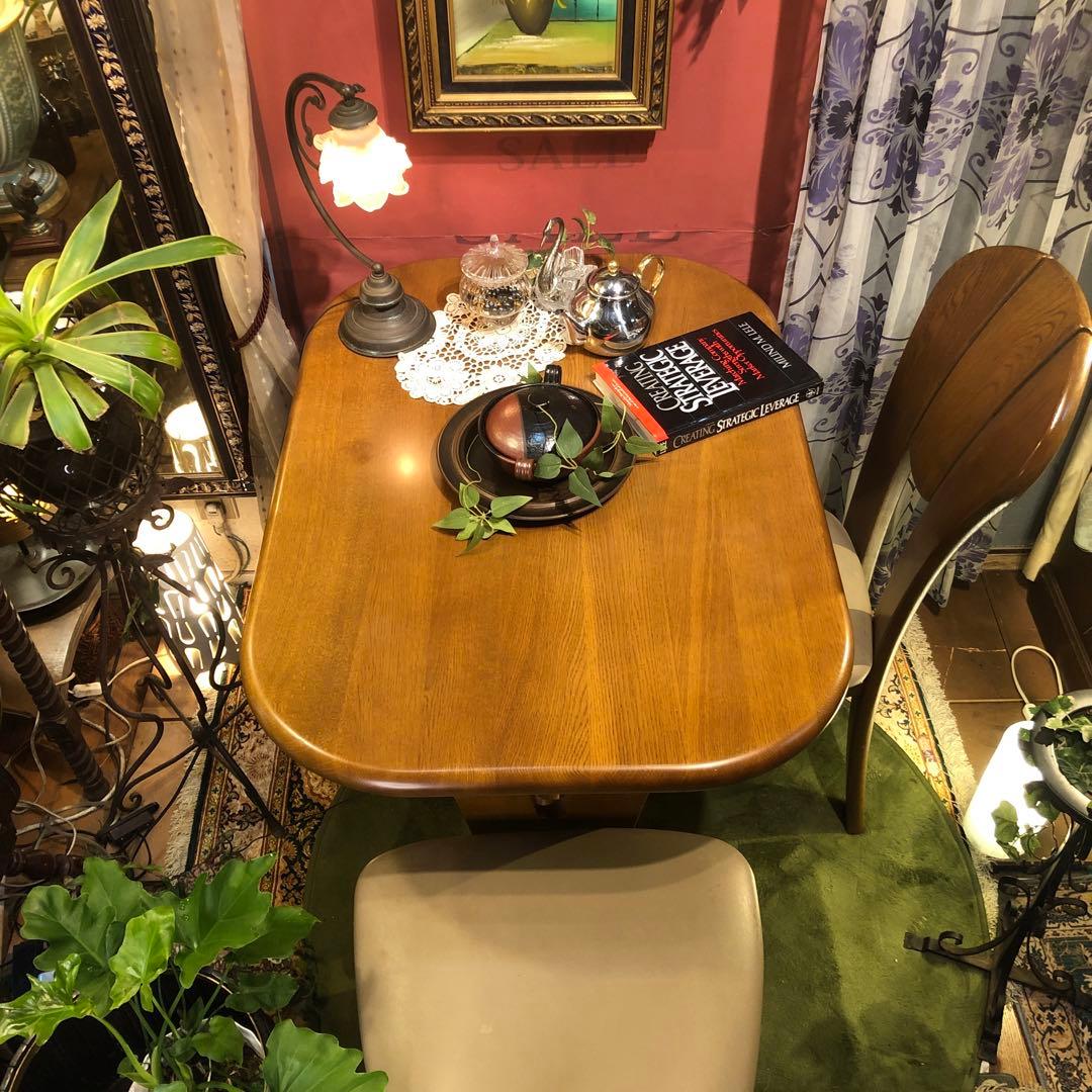 SHIN 　皇室御用達　浜本工芸 コンパクト　ナラ無垢ダイニング　テーブル