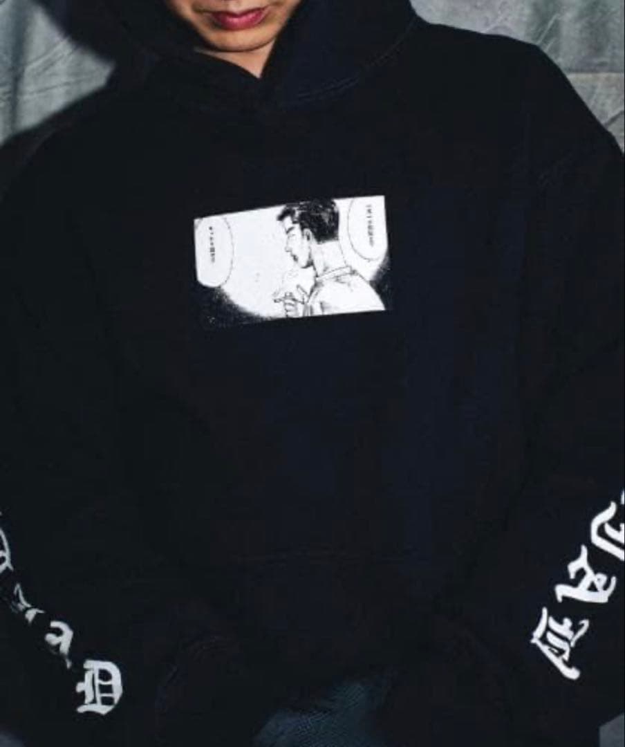 ブラックアイパッチ INITIAL D HOODIE BLACK 頭文字D L - メルカリ