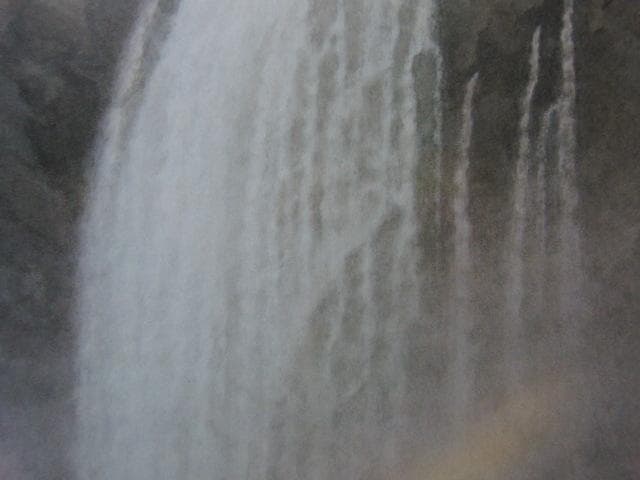 大山忠作、【瀧】、希少な額装用画集より、新品額装付、状態良好