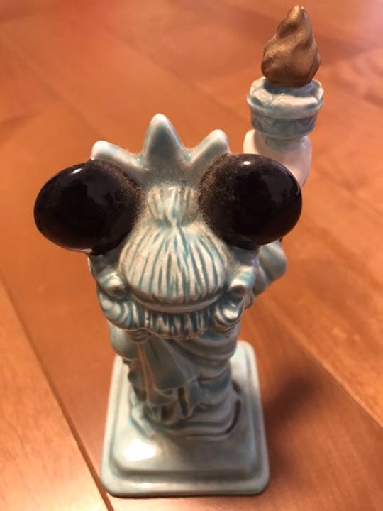 ミニーマウス置物 自由の女神 陶器