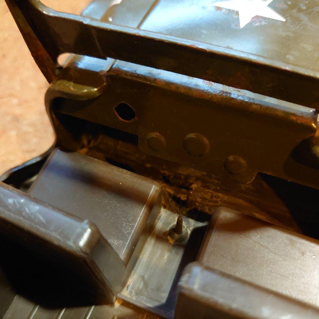 Tonka Jeep ブリキ ミニカー トレーラー付き