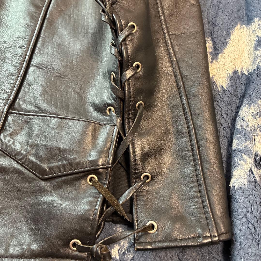 の*の様 schott レザーベスト　レザージャケット　サイズS