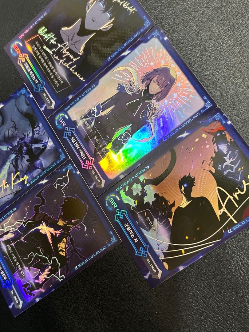 韓国 正規品 俺だけレベルアップな件 コレクションカード SR フルセット
