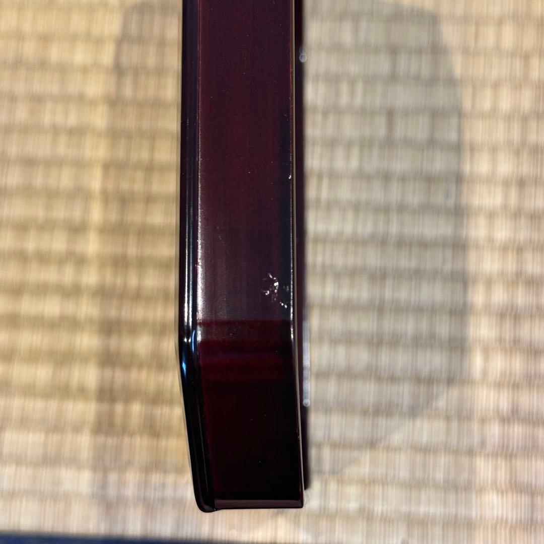 大徳寺形 溜塗 縁高 5客 共箱 弁当箱 茶懐石道具 木製漆器