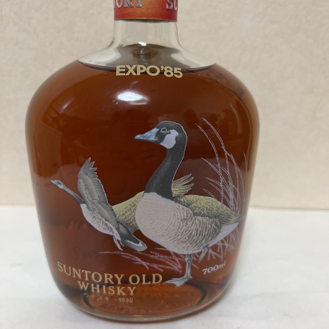 サントリーオールドウイスキー特級 EXPO'85 バードラベル