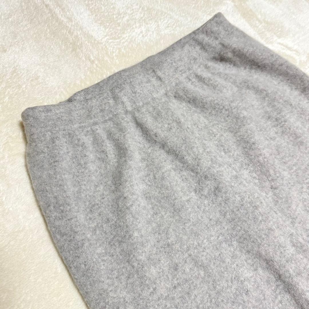 美品 evam eva カシミヤ100% ニットパンツ 近年モデル グレー