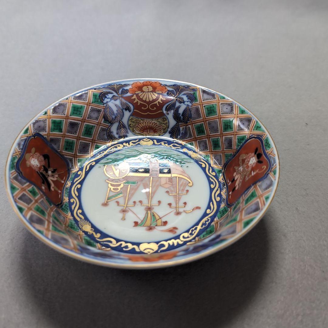 色絵南蛮船文深鉢 色絵南蛮人文深鉢 伊万里南蛮船文深鉢 伊万里南蛮