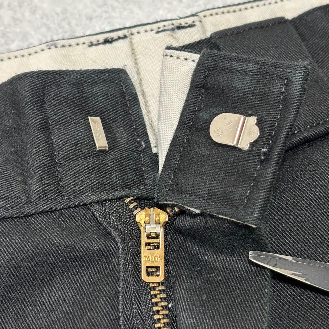 希少❗️早い者勝ち‼️90'sディッキーズ 874 USA製 黒 TALONジッパー