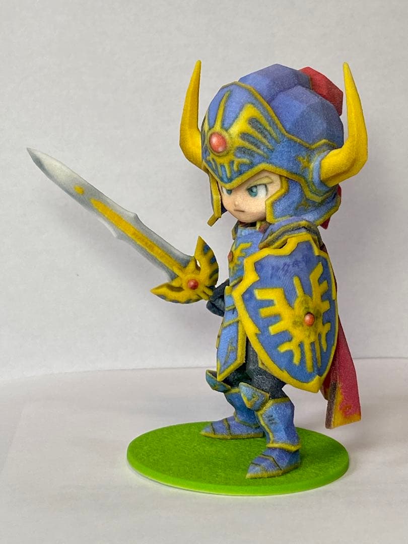 ドラゴンクエスト3Dプリントフィギュア ロトの装備 ロトの剣 伝説の鎧