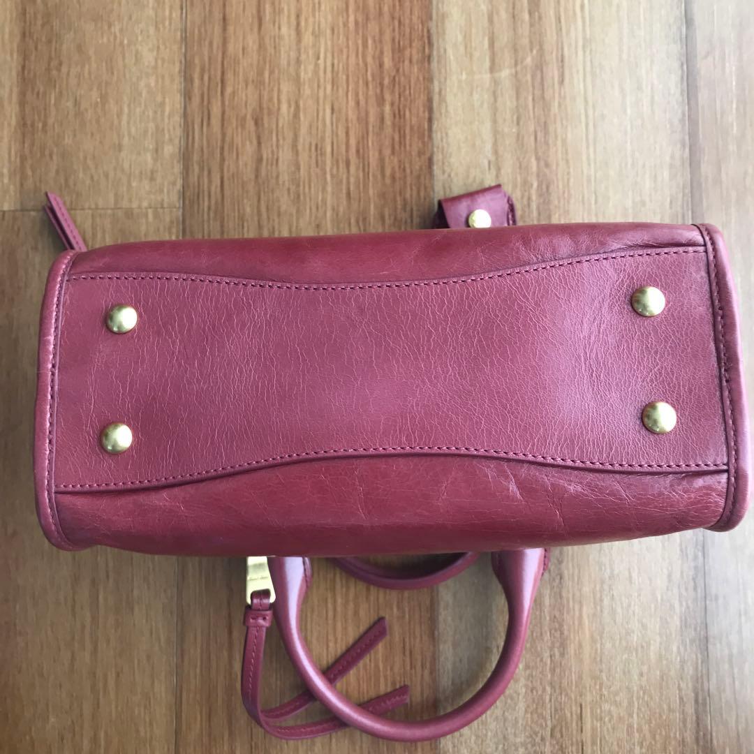 ミュウミュウ　ハンドバック　ショルダーストラップ付き　ローズピンク