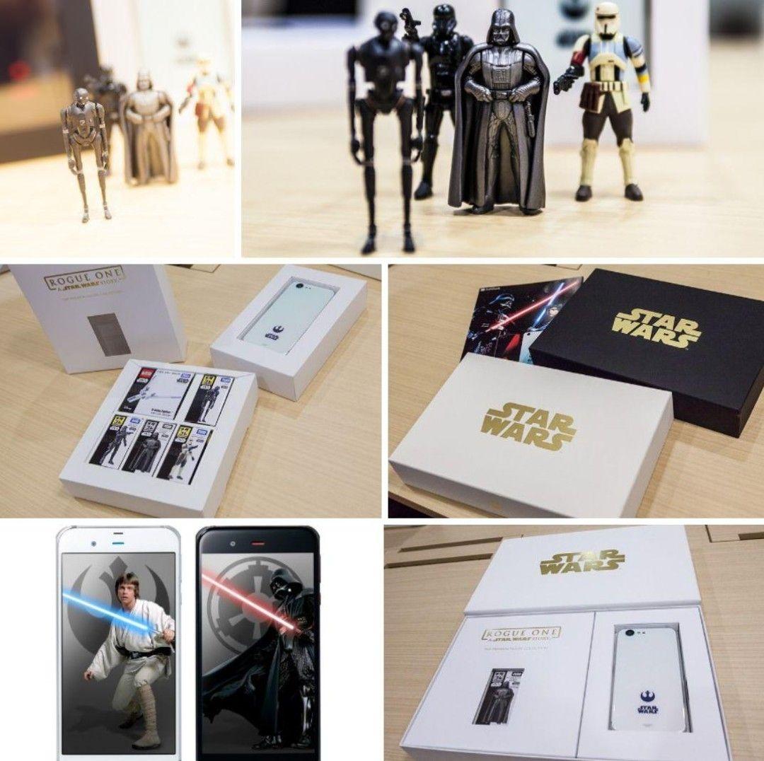 AQUOS Androidソフトバンク限定スターウォーズ/White＋Black