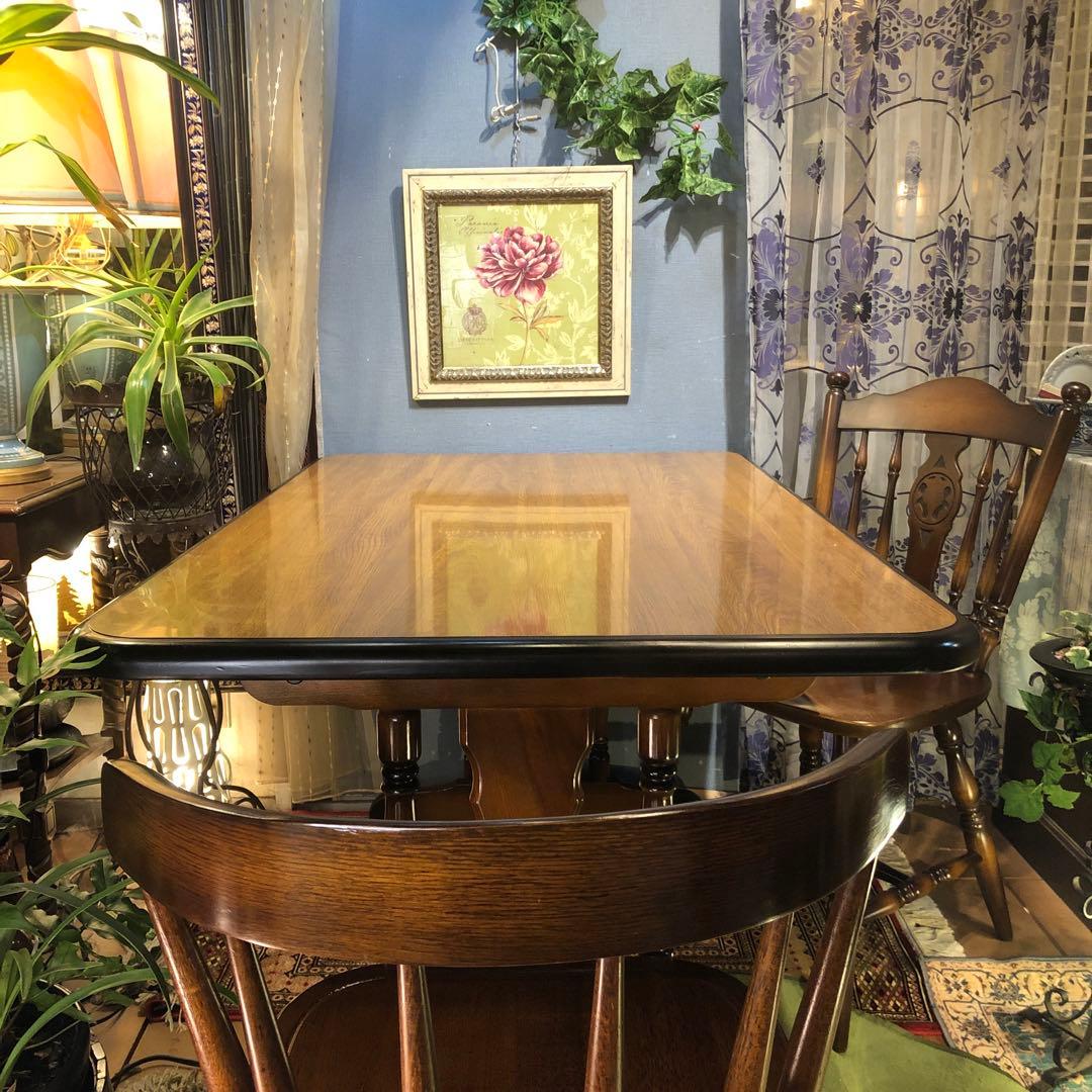 カリモク　オールド　ダイニングテーブル