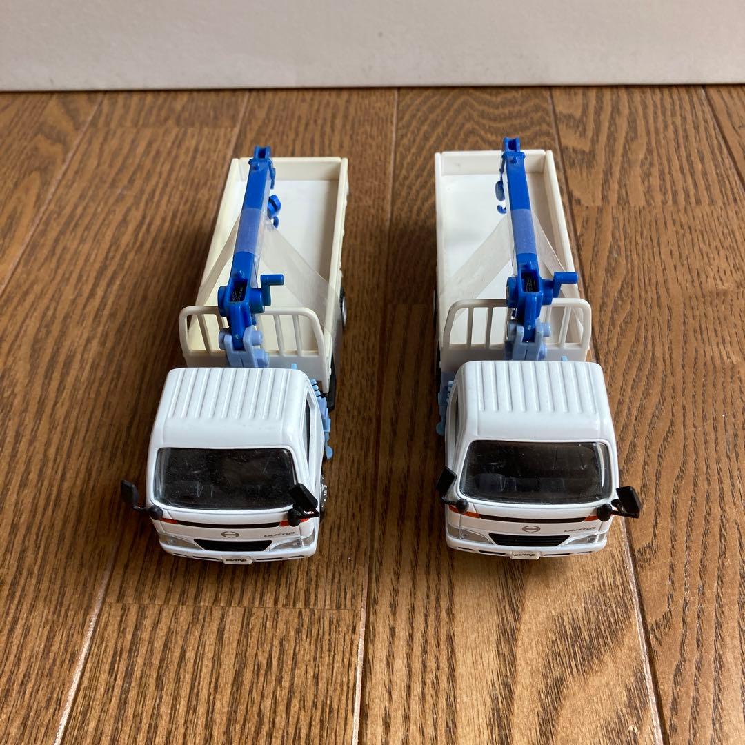 絶版品希少！MTECH エムテック日野デュトロタダノカーゴクレーン車　2台レトロ