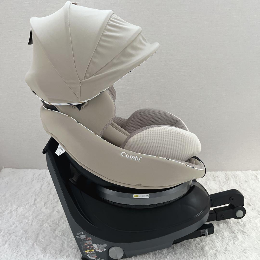 【極美品】コンビ クルムーヴスマート JN-570 ベージュ チャイルドシート