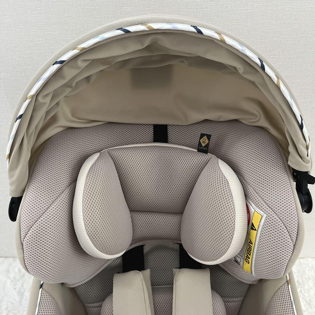 【極美品】コンビ クルムーヴスマート JN-570 ベージュ チャイルドシート