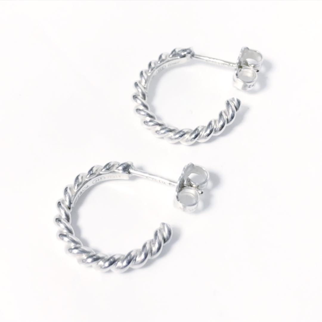 専用！ジュエリーマキ K10 フープピアス ダイヤ ホワイトゴールド