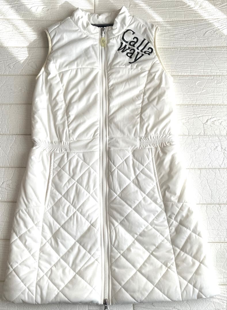 美品です　キャロウェイ　callaway 中綿入り　ワンピース　ベスト　アウター