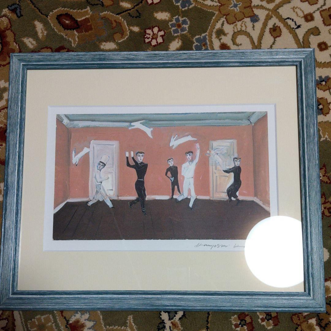 金子国義 金子國義 サイン 直筆 署名 ジクレー 版画 リトグラフ