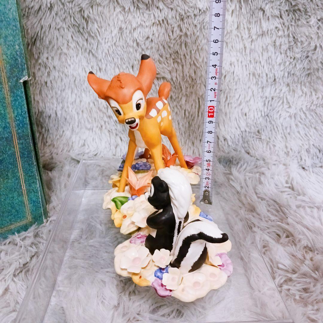 ✨WDCC バンビ&フラワー 磁器フィギュア♢Bambi Flower 50周年