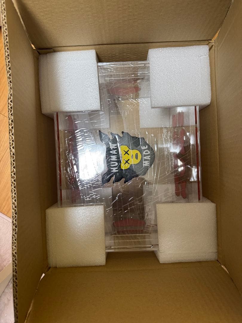 ︎ HUMAN MADE KAWS ACRYLIC FILE BOX クリアー HUMAN MADE×KAWS