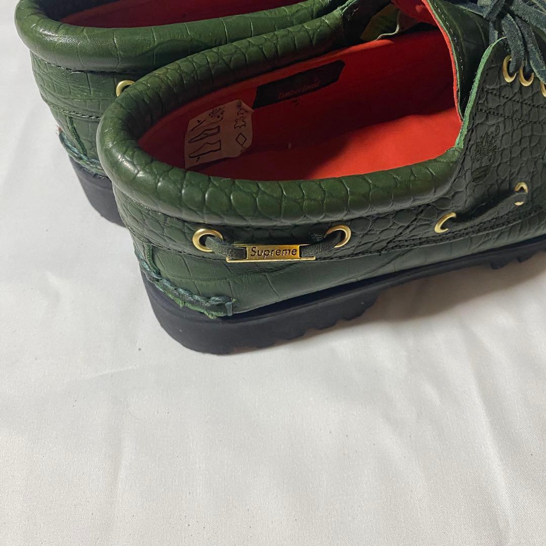 靴 Supreme Timberland 3-Eye Classic Lug 10
