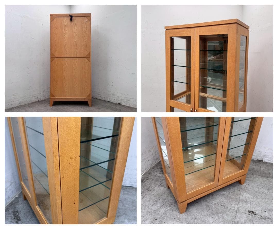 T7085☆美品☆ヨコマク☆スティル☆ドキュリオケース☆飾り棚