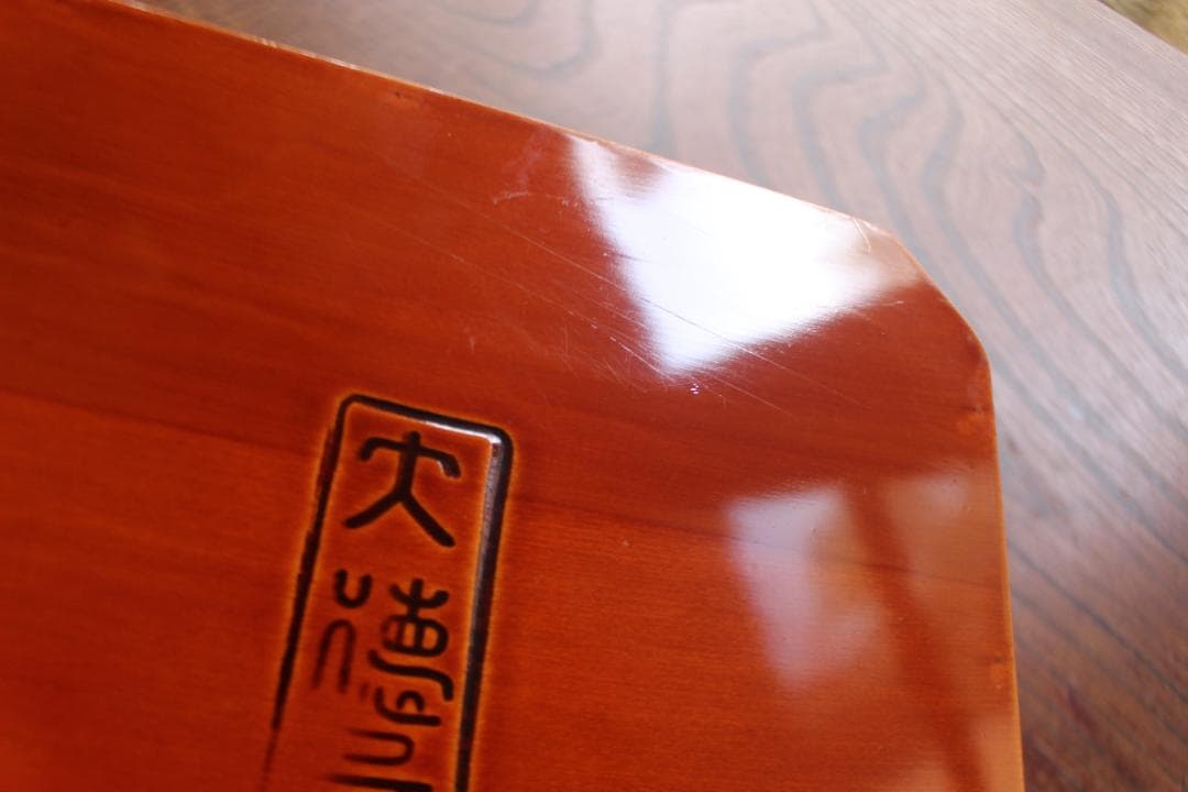 極小傷有！上質拭き漆の美しい春慶塗の大徳寺重（検懐石道具茶道具お重重箱