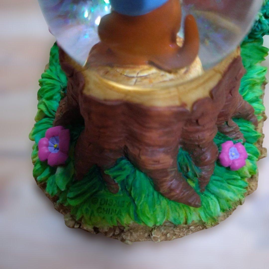 ディズニー くまのプーさん　光るガラスドーム　ティガー&ルー　スノードーム　2点