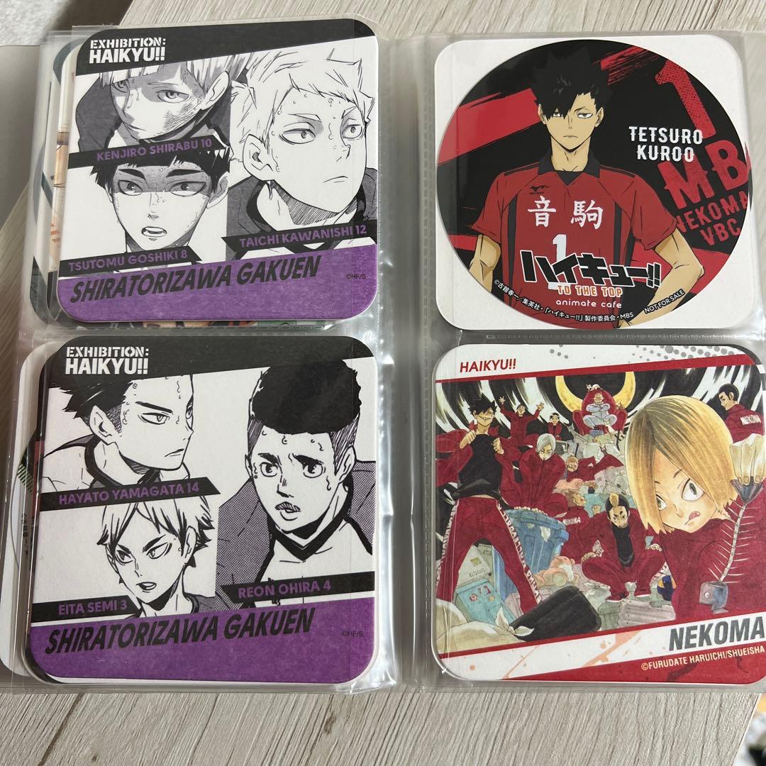 12/16まで値下げ中】ハイキュー!! キャラクターコースター 56種被り