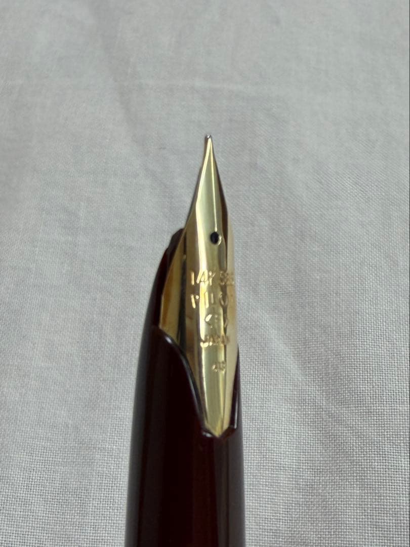 パイロット エリート ディープレッド ペン先 F（細字） 未使用品 廃盤