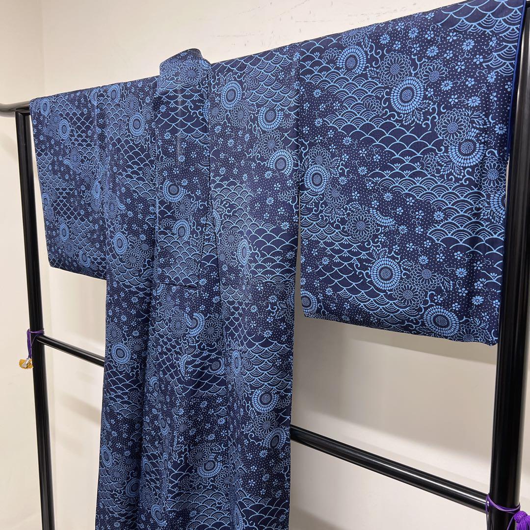 ①塩瀬 9寸名古屋帯 坂井教人 青磁色に舟