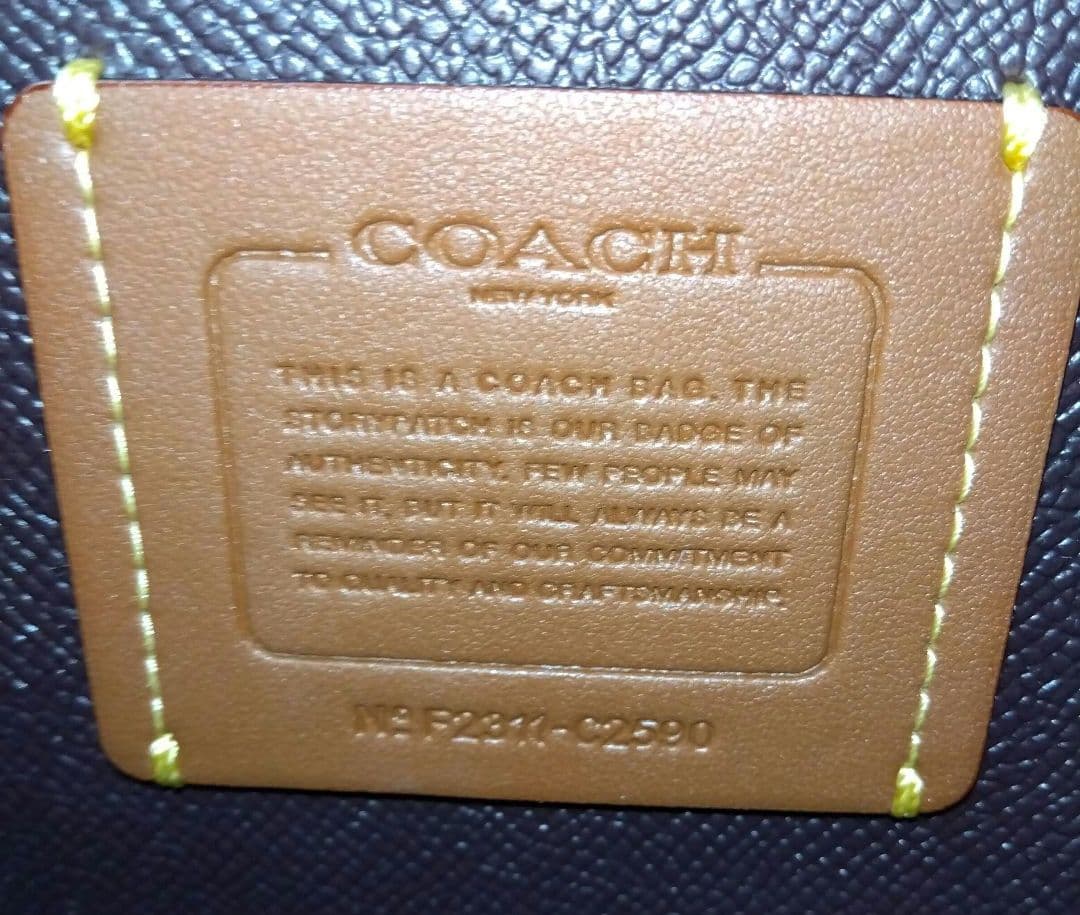 COACH ウィロウ トート ショルダーバッグ ターンロック ホワイト レザー