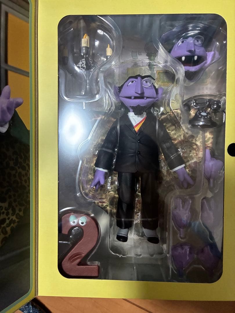 NECA セサミストリート アルティメット7インチアクションフィギュア3体セット