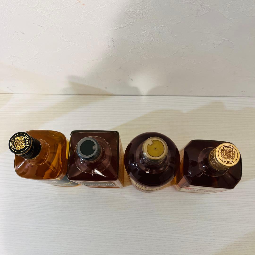 ニッカウイスキー 終売品 旧ボトル 4本 古酒 NIKKA 竹鶴 余市 - メルカリ