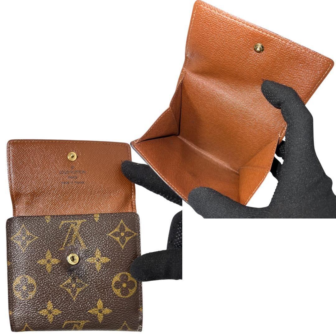 ルイヴィトン ポルトフォイユ エリーズ Wホック 三つ折り財布