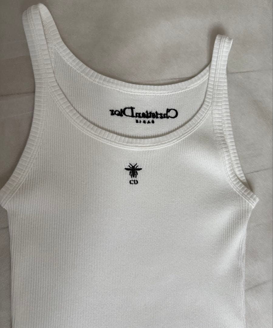 DIOR タンクトップ　白　XSサイズ　美品