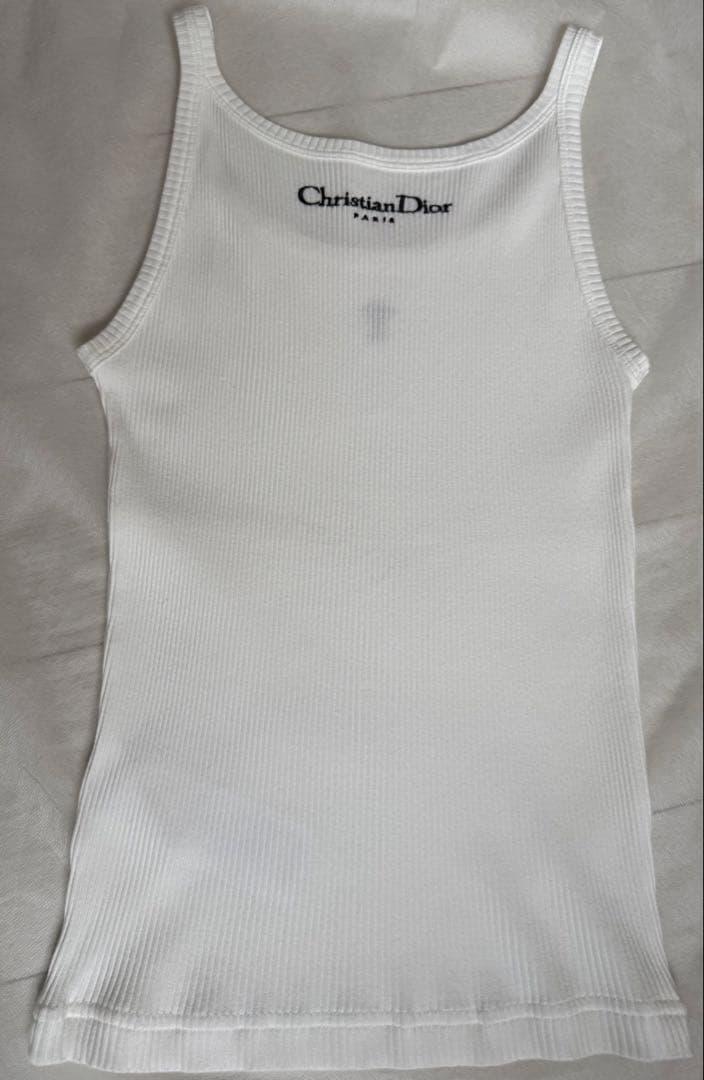 DIOR タンクトップ　白　XSサイズ　美品