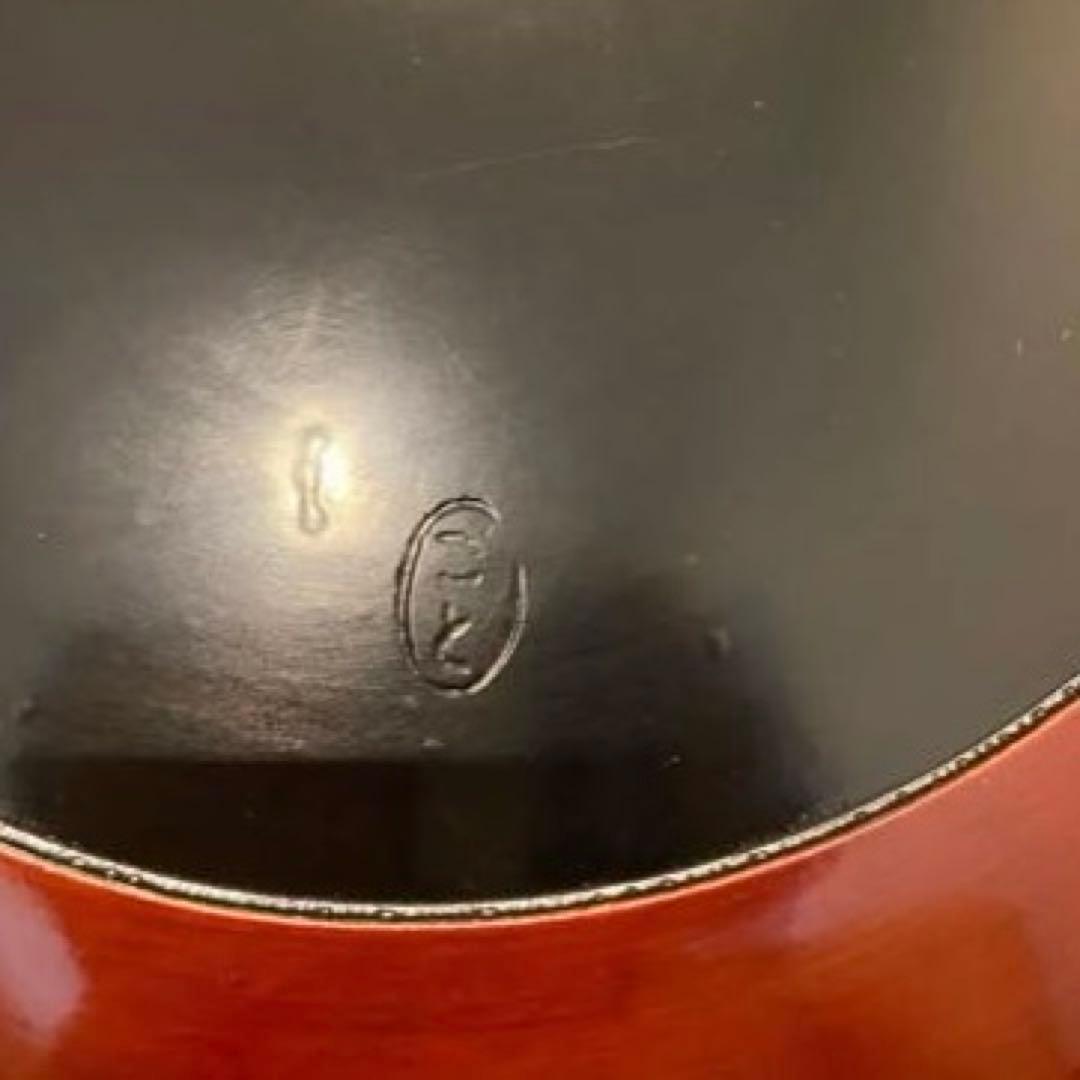 花押あり】香川漆器 後藤塗 高松産 宗家後藤盆 喰籠 共箱 共布