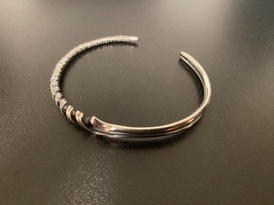 EVA×花唐草 collaboration SILVER ロンギヌスの槍 NEWバングル Lサイズ